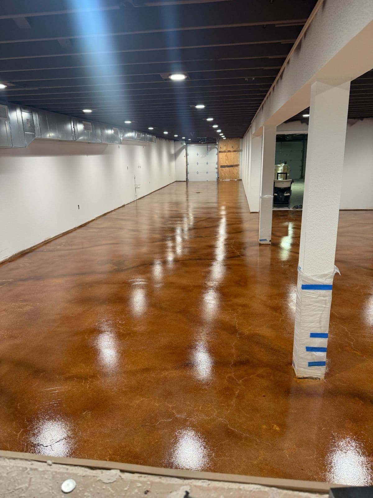 Project Stained Concrete Transformation in Gladstone Missouri image